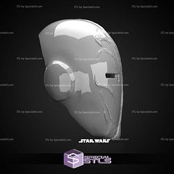 Cosplay STL Files Realistic Jedi Temple Guard Mask V4