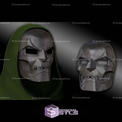 Cosplay STL Files Robert Downey Jr Doom mask