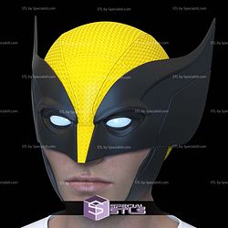 Cosplay STL Files Wolverine 2024 Helmet Cowl Deadpool 3