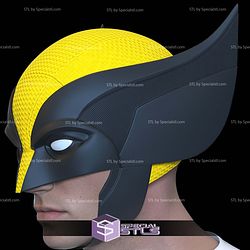 Cosplay STL Files Wolverine 2024 Helmet Cowl Deadpool 3