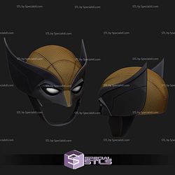 Cosplay STL Files Wolverine Cowl Offical Correct Texture V2