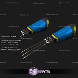 Cosplay STL Files Wolverine Functional Claws