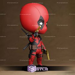 Deadpool Chibi Digital STL Files