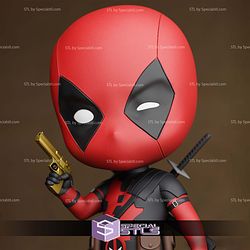 Deadpool Chibi Digital STL Files