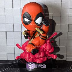 Deadpool Chibi New Version Digital STL Files