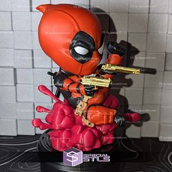 Deadpool Chibi New Version Digital STL Files