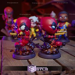 Deadpool Chibi New Version Digital STL Files