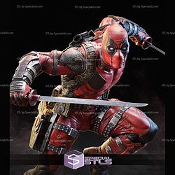 Deadpool Posing Battle Digital STL Files