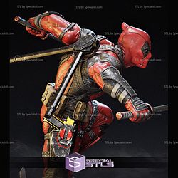 Deadpool Posing Battle Digital STL Files