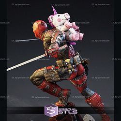 Deadpool Posing Battle Digital STL Files