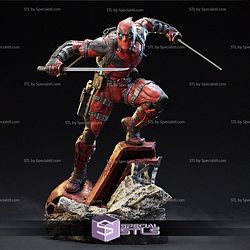 Deadpool Posing Battle Digital STL Files