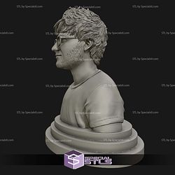 Ed Sheeran Bust Digital STL Files