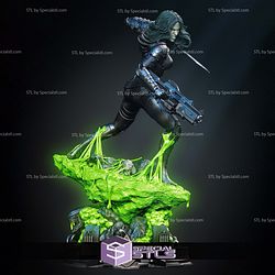 Gamora Comic Version Battle Digital STL Files