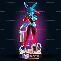 Glaceon Pokemon Girl Furry Digital STL Files