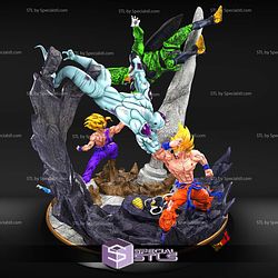 Goku Gohan Battle Cell Frieza Digital STL Files