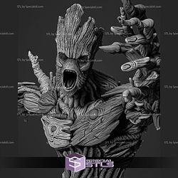 Groot Comic Version Digital STL Files