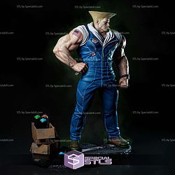 Guile Street Fighter V4 Digital STL Files