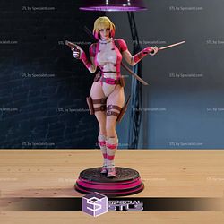 Gwenpool and Weapon Digital STL Files