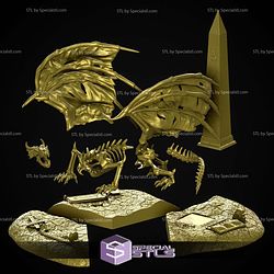 Heroes 3 Skeleton Bone Dragon Digital STL Files