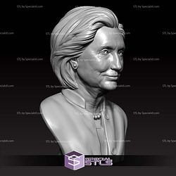 Hillary Clinton Bust Digital STL Files