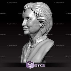 Hillary Clinton Bust Digital STL Files