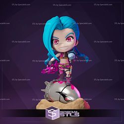 Jinx Shark Chibi Digital STL Files