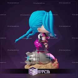 Jinx Shark Chibi Digital STL Files