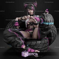 Juri Han Street Fighter Tire Digital STL Files