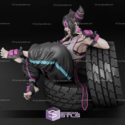 Juri Han Street Fighter Tire Digital STL Files