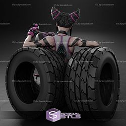 Juri Han Street Fighter Tire Digital STL Files