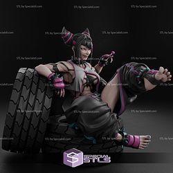 Juri Han Street Fighter Tire Digital STL Files