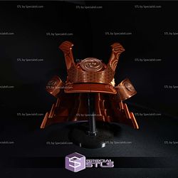 Kabuto Samurai Helmet Display Digital STL Files