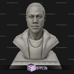 Kanye West Bust Digital STL Files