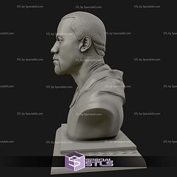 Kanye West Bust Digital STL Files