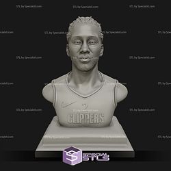 Kawhi Leonard Bust Digital STL Files