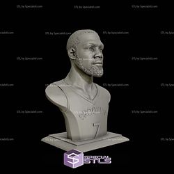 Kevin Durant Brooklyn Jersey Bust Digital STL Files