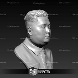 Kim Jong Un Bust Digital STL Files