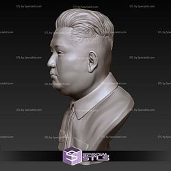 Kim Jong Un Bust Digital STL Files