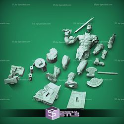 King Hulk Sword and Axe Digital STL Files