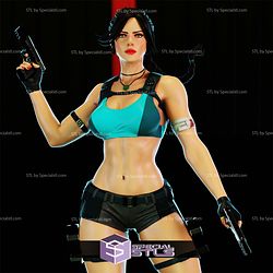 Lara Croft Blue and Gun Digital STL Files