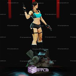 Lara Croft Blue and Gun Digital STL Files