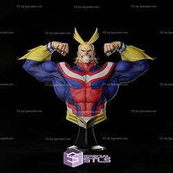 All Might Bust V2 Digital STL Files