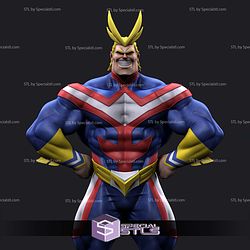 All might Signature Pose Digital STL Files