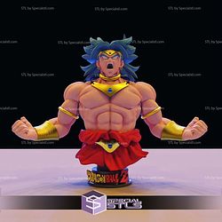 Broly Scream Bust Digital STL Files