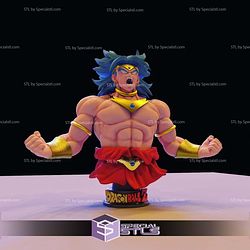 Broly Scream Bust Digital STL Files