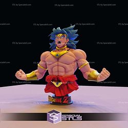 Broly Scream Bust Digital STL Files