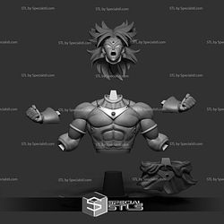 Broly Scream Bust Digital STL Files