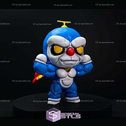 Chibi Muscle Doraemon Digital STL Files