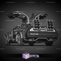 DeLorean Alone Digital STL Files