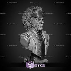 Doctor Emmett Brown Portrait Bust Digital STL Files